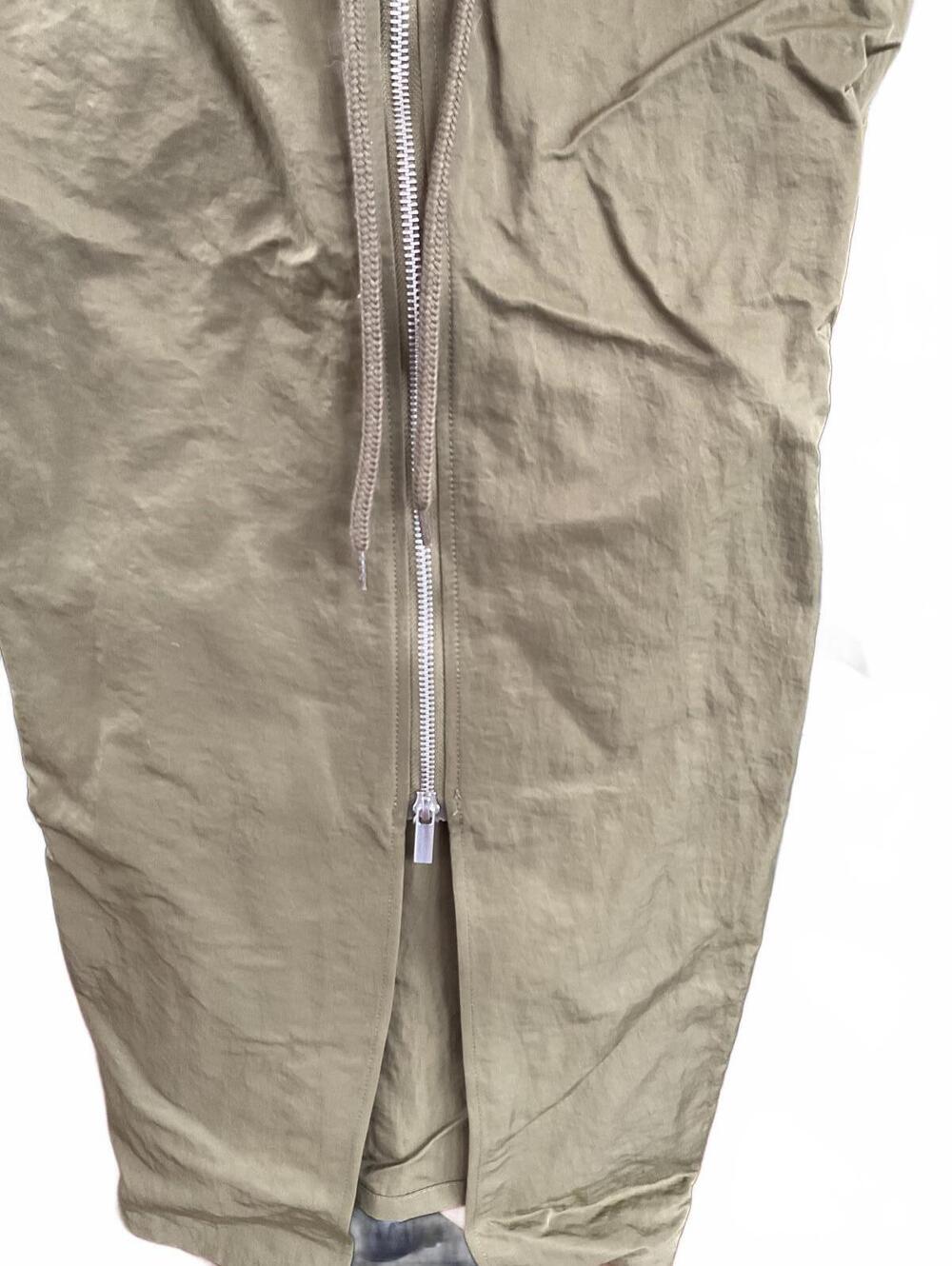 NWT Future Collective Olive Green Sleeveless Midi Dress with Front Zipper - Picture 4 of 7